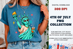 Statue of Liberty PNG | Patriotic Sublimation DTF Product Image 6