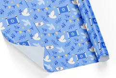 Hanukkah Seamless Patterns | Jewish Digital Paper Product Image 5