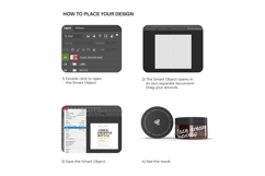 Amber Glass Jars - PSD Mockup Product Image 5