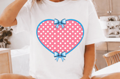 Coquette Bow Heart PNG, Coquette Bow Heart Frame PNG, Product Image 3