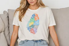 Saint Vincent Parishes and Towns word art in Island Shape Product Image 1