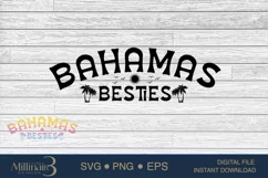 Bahamas Besties Spring Break SVG PNG|Summer Reunion Gril's Product Image 4
