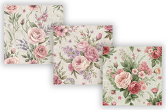 Colorful Abstract Paint Splatter Seamless Patterns, Artistic Product Image 5