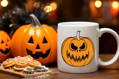 Happy Halloween svg, Pumpkin svg, Spooky season svg Product Image 3