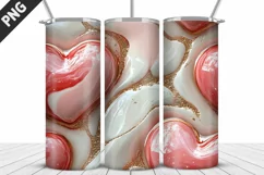 Valentines Love Skinny Tumbler PNG Wrap| Valentines Tumbler Product Image 2