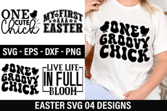Easter SVG Design - One Groovy Chick Product Image 1