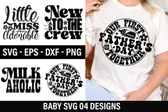Baby SVG Design - Our First Father s Day Together Product Image 1
