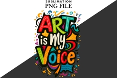 Art is my voice design for T-shirts Product Image 2