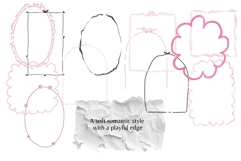 Watercolor Frames PNG Product Image 2