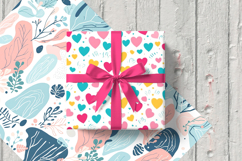 Gift box and flat paper mockup Product Image 6