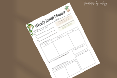 Weekly Recap Planner Template | Canva Editable Printable | Product Image 4