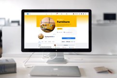 Furniture Facebook Cover Template, Canva Template Product Image 2