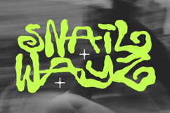 Shatoze - Experimental Irregular Quirky Urban Graffiti Font Product Image 6