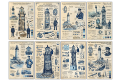 Summer Lighthouse Junk Journal Product Image 5