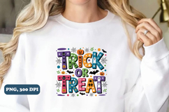 Halloween Ghost Pumpkin PNG, Trick Or Treat Png Product Image 5