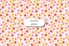 Colorful Starburst Seamless Pattern Playful Retro Confetti Product Image 1