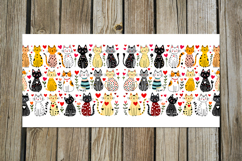 Cute valentine Cat | 4 love mug sublimation designs PLUS Product Image 5