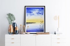 Watercolor Landscape wall art Product Image 5