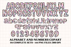 Easter Day Alphabet png clipart, easter day letters doodle Product Image 5