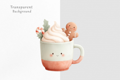 Christmas Clipart Bundle, Watercolor Christmas PNGs Product Image 5