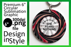 Bright Keychain Circle PNG Artwork , Religious Product Image 1