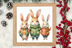 Christmas Family Animals Sublimation Clipart, Christmas PNG Product Image 4