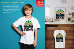 GROW THE POSITIVE Kids &amp; Teacher Motivation Design Uplifting Product Image 1