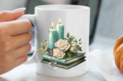 Cozy Green christmas Clipart Sublimation, Christmas PNG Product Image 5