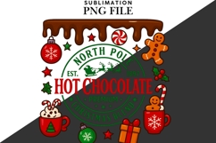 North pole Christmas png design for T-shirts Product Image 2