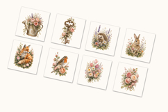 The Secret Garden Watercolor Clipart Product Image 5