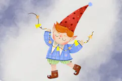Cute Christmas Elf Clipart Product Image 10