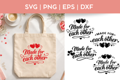 Made For Each Other SVG Bundle | PNG Valentine's Day Product Image 1
