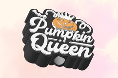 Pumpkin Queen, Helloween Straw Topper Stl File for 3D Print Product Image 5