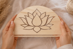 Lotus macrame base bundle digital download laser cut yarn 5 Product Image 5