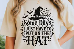 Some Days I Just Have To Put The Hat On Svg, Witch Hat Svg. Product Image 6