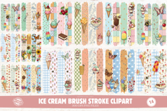 Ice Cream Brush Stroke Png - Ice Cream Clipart Product Image 1