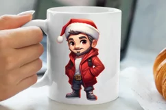 Christmas Little Girl Clipart Sublimation, Christmas PNG Product Image 5