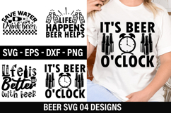 Beer SVG Design - Save water drink beer Product Image 1