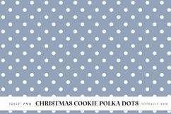 Christmas Cookies Polka Dot Digital Patterns Product Image 7