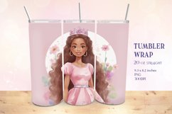 Princess Tumbler Wrap Sublimation Product Image 1