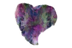 Watercolor Hearts Abstract Sublimation Designs. Product Image 3