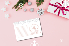 Simple Elegant Christmas Card Printable Product Image 5