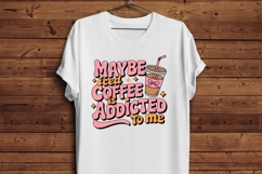 Retro Iced Coffee Sublimation PNG - Maybe Iced Coffee Product Image 5