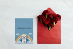 DIGITAL download, Loss of a pet, dog sympathy card Product Image 6