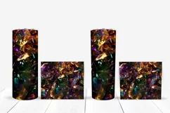 Crystals Tumbler Sublimation, Gemstones Tumbler Template Product Image 5
