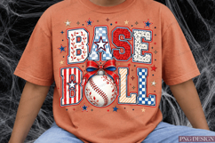 Baseball Coquette Sublimation Design Product Image 5