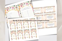 Floral Baby Shower Party Bundle Celebration Package Editable Product Image 4
