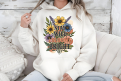 Stay Wild Bloom Bright PNG, Vintage Floral Sublimation Product Image 5