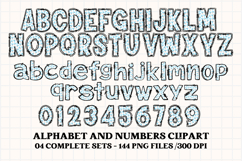 Back to School Alphabet png, letters doodle, school clipart Product Image 5