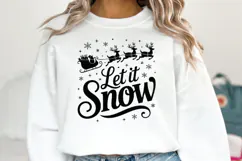 Let it Snow Svg | Christmas svg | Shirt Svg Product Image 5